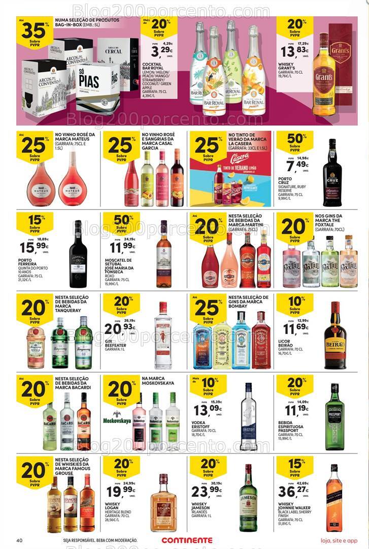 Antevisão Folheto CONTINENTE Promoções de 13 a 19 agosto