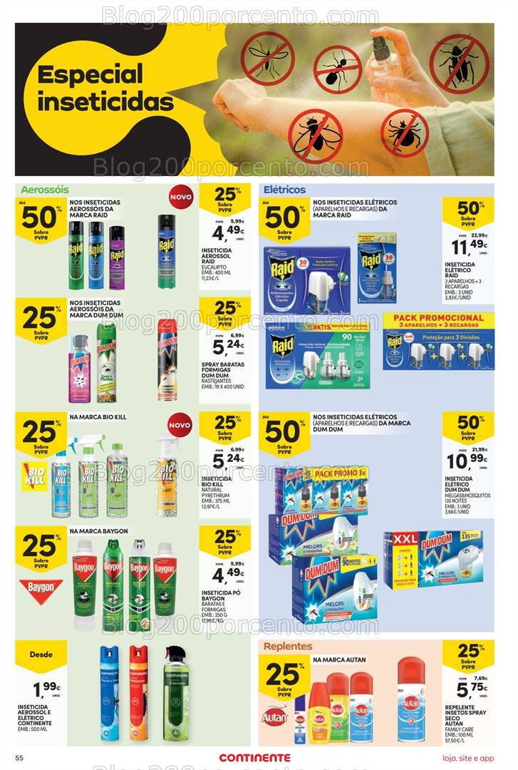 Antevisão Folheto CONTINENTE Promoções de 13 a 19 agosto