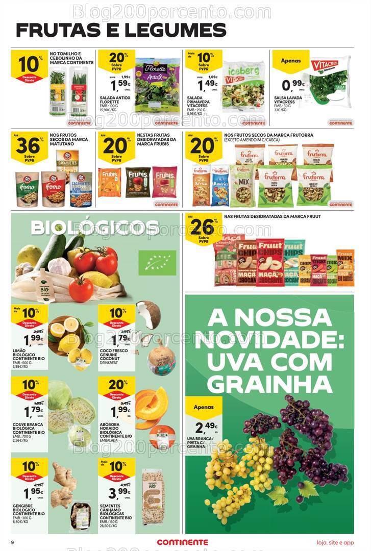 Antevisão Folheto CONTINENTE Promoções de 13 a 19 agosto