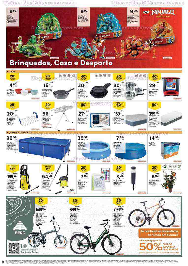 Antevisão Folheto CONTINENTE Bazar Promoções de 13 a 19 junho