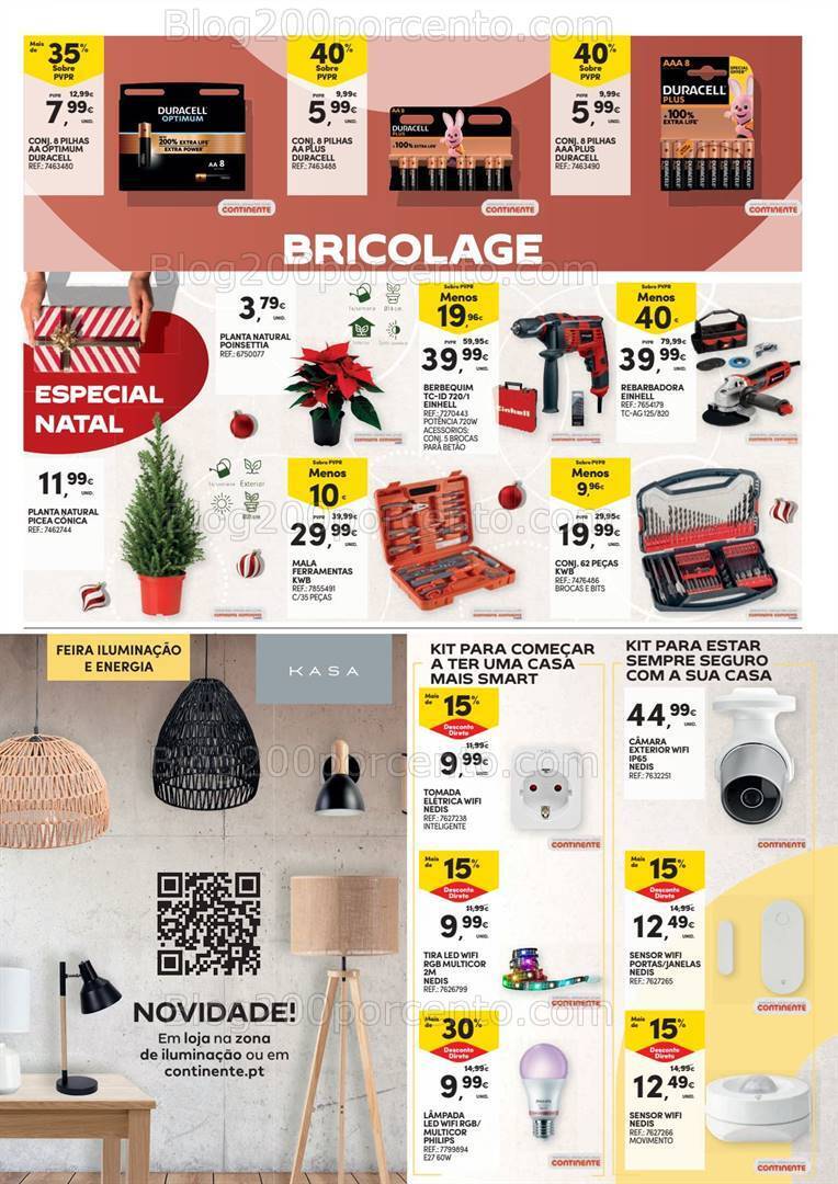 Antevisão Folheto CONTINENTE Bazar Promoções de 14 a 20 novembro