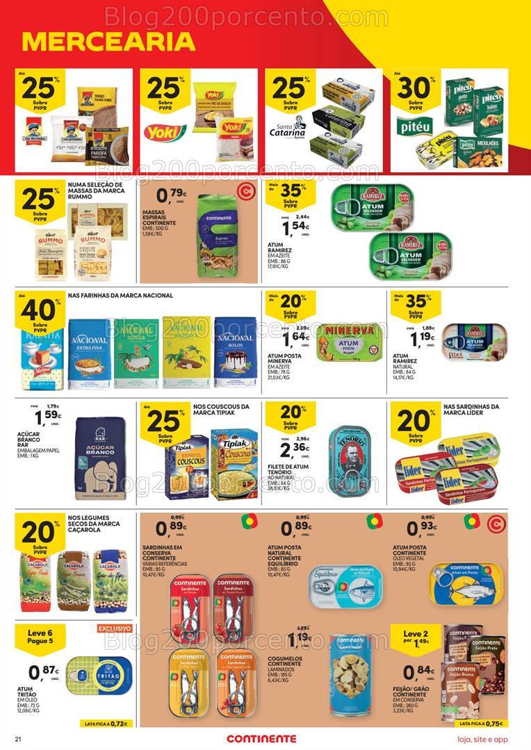 Antevisão Folheto CONTINENTE Promoções de 15 a 21 outubro