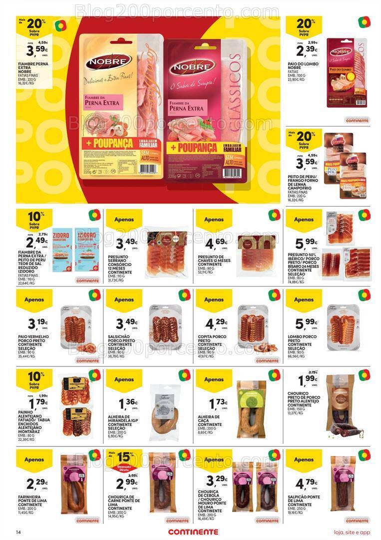 Antevisão Folheto CONTINENTE Promoções de 16 a 22 janeiro