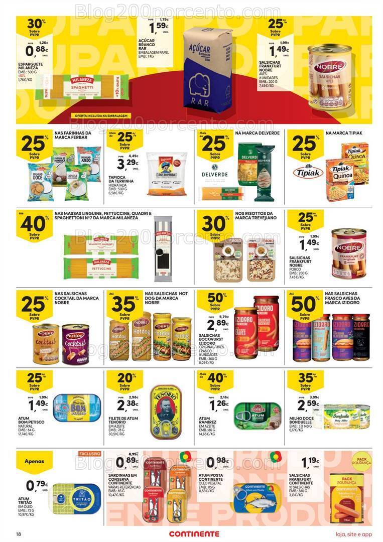 Antevisão Folheto CONTINENTE Promoções de 16 a 22 janeiro