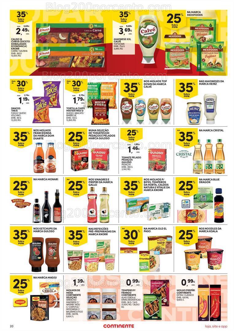 Antevisão Folheto CONTINENTE Promoções de 16 a 22 janeiro