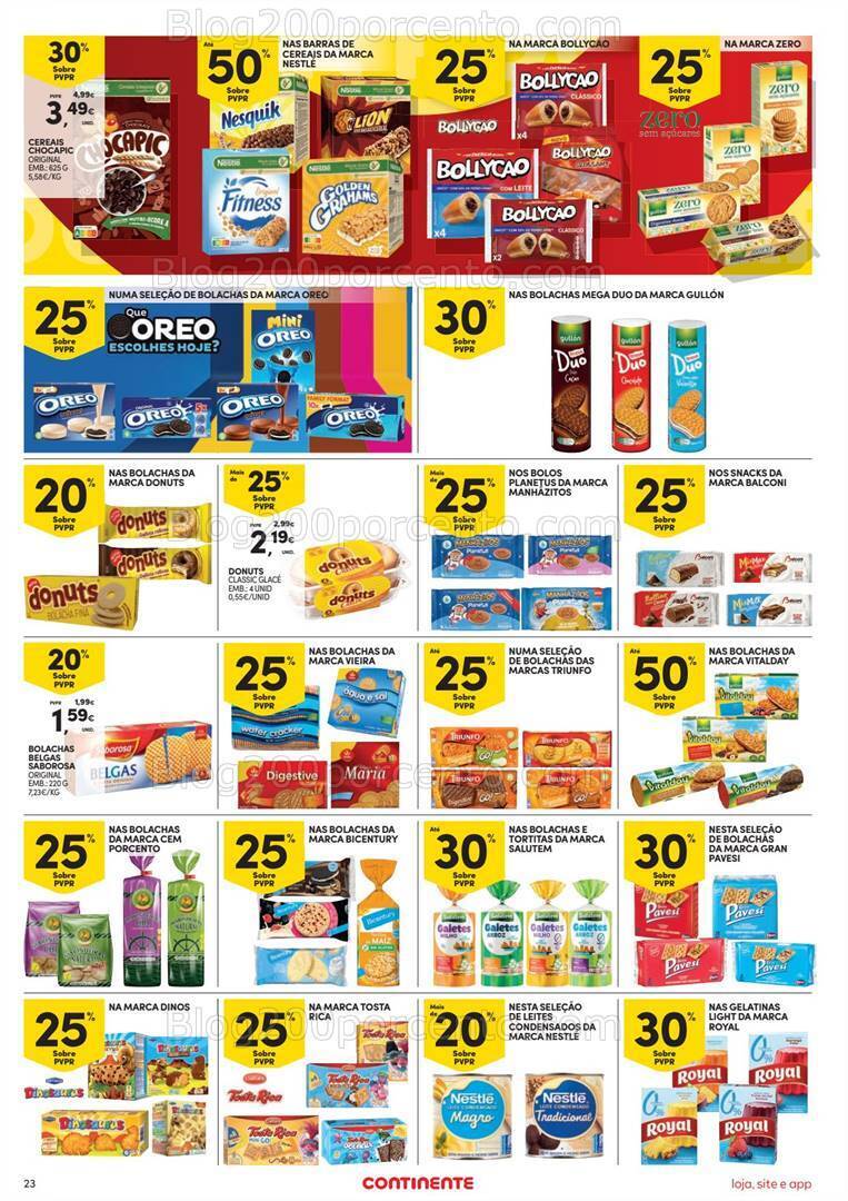 Antevisão Folheto CONTINENTE Promoções de 16 a 22 janeiro