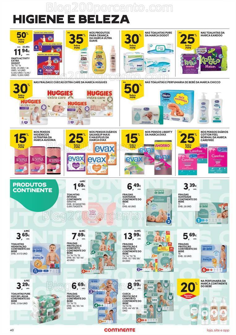 Antevisão Folheto CONTINENTE Promoções de 16 a 22 janeiro