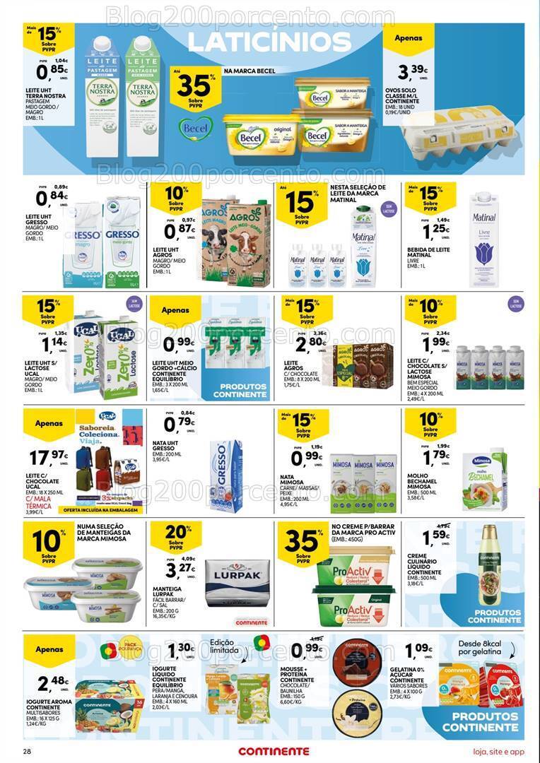 Antevisão Folheto CONTINENTE Promoções de 16 a 22 julho