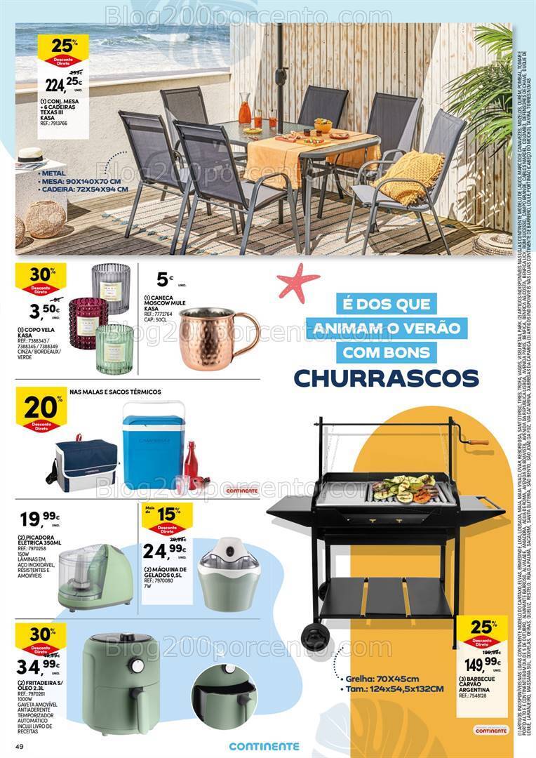 Antevisão Folheto CONTINENTE Bazar Promoções de 16 a 22 julho