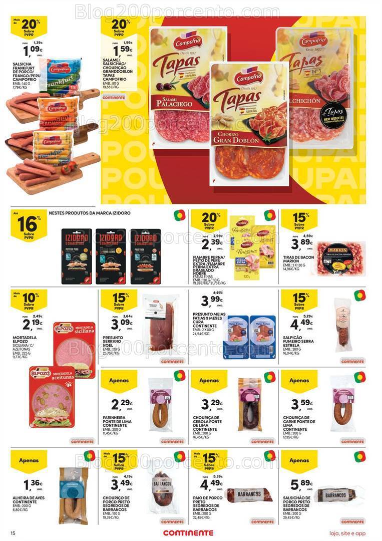 Antevisão Folheto CONTINENTE Promoções de 16 a 22 abril