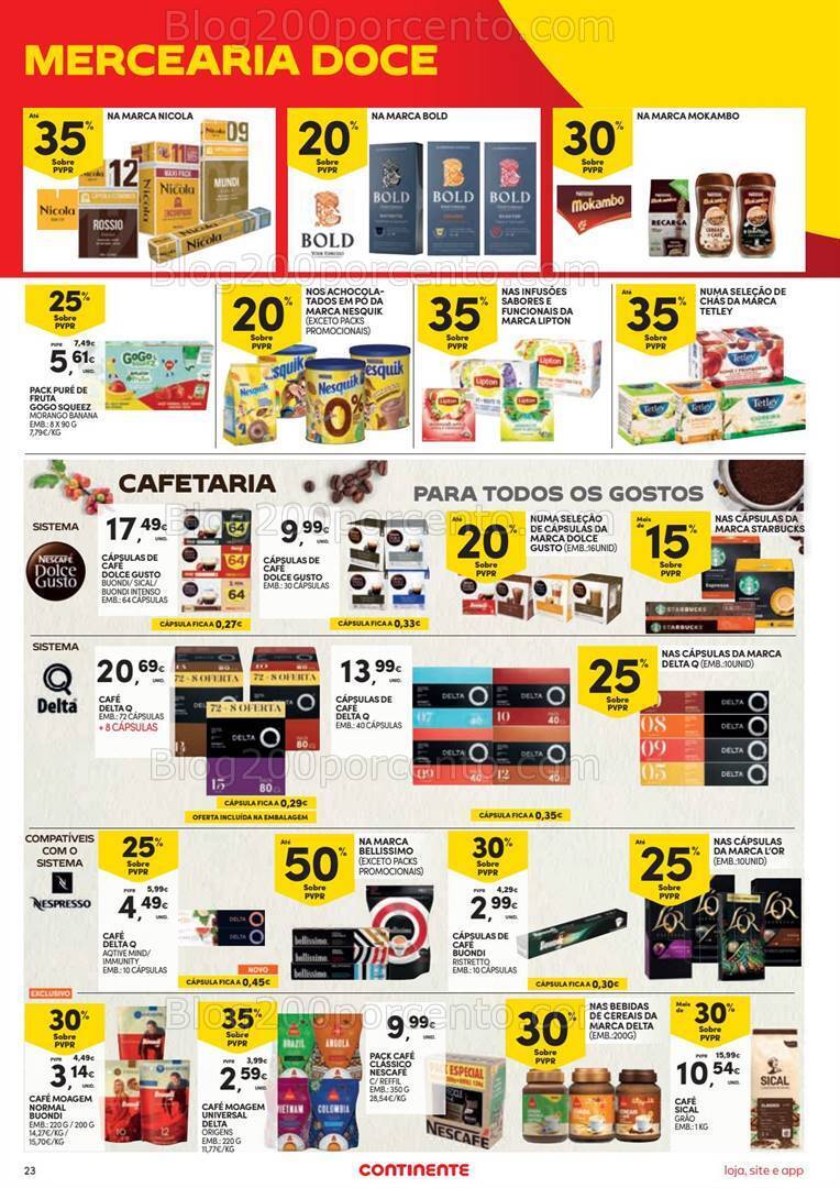 Antevisão Folheto CONTINENTE Promoções de 17 a 23 outubro