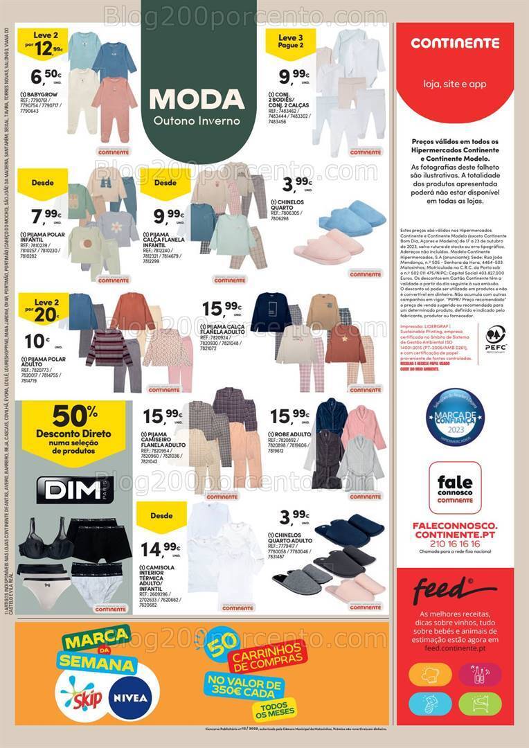 Antevisão Folheto CONTINENTE Promoções de 17 a 23 outubro
