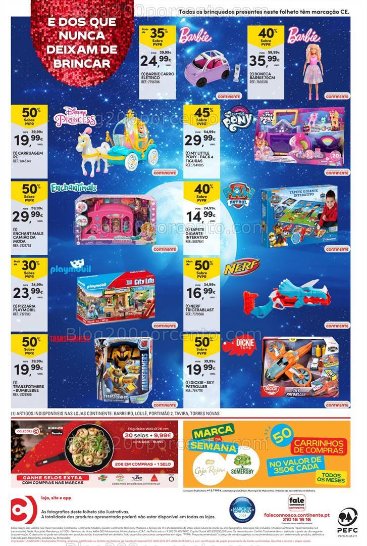 Antevisão Folheto CONTINENTE Bazar Promoções de 17 a 25 dezembro