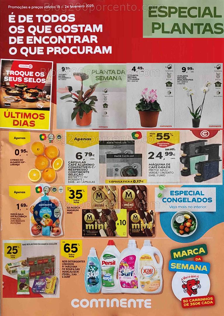 Antevisão Folheto CONTINENTE Promoções de 18 a 24 fevereiro
