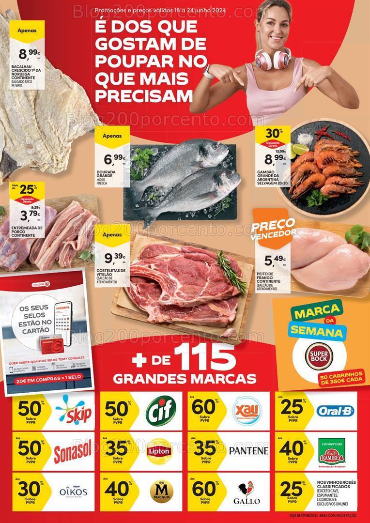 Antevisão Folheto CONTINENTE Promoções de 18 a 24 julho