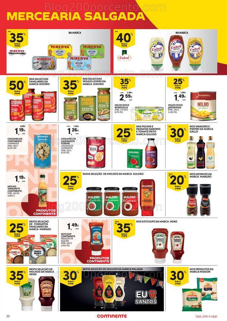 Antevisão Folheto CONTINENTE Promoções de 18 a 24 julho