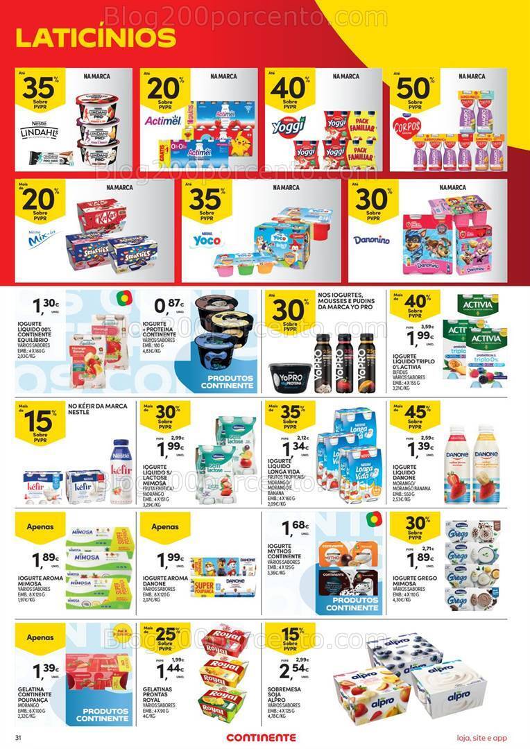 Antevisão Folheto CONTINENTE Promoções de 18 a 24 julho