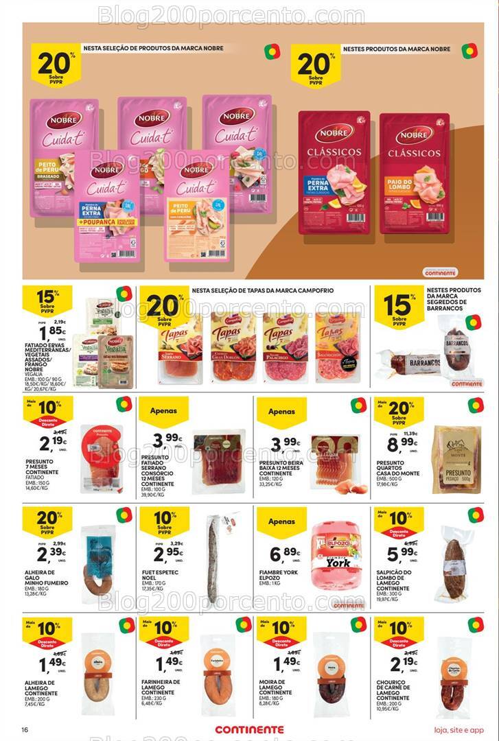 Antevisão Folheto CONTINENTE Promoções de 19 a 25 novembro