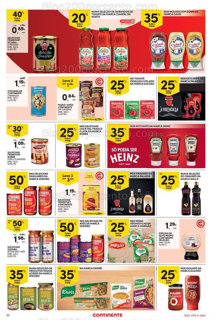 Antevisão Folheto CONTINENTE Promoções de 19 a 25 novembro