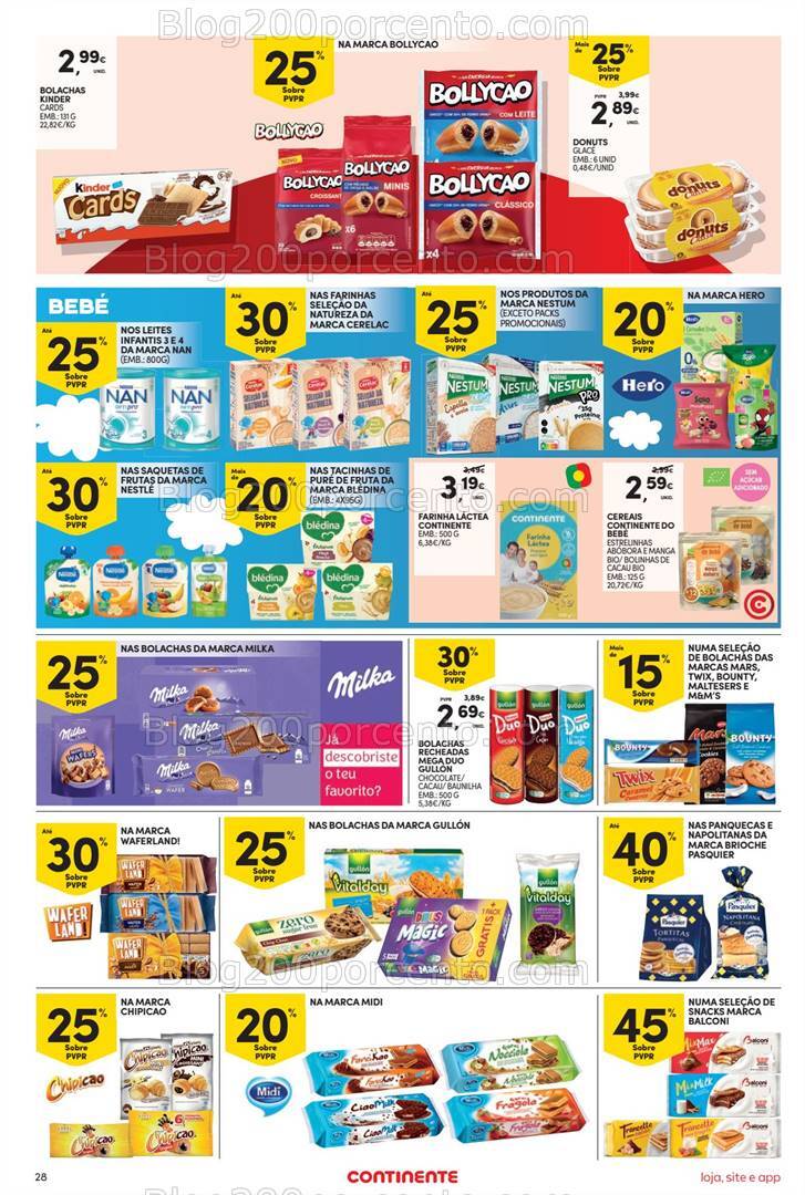 Antevisão Folheto CONTINENTE Promoções de 19 a 25 novembro