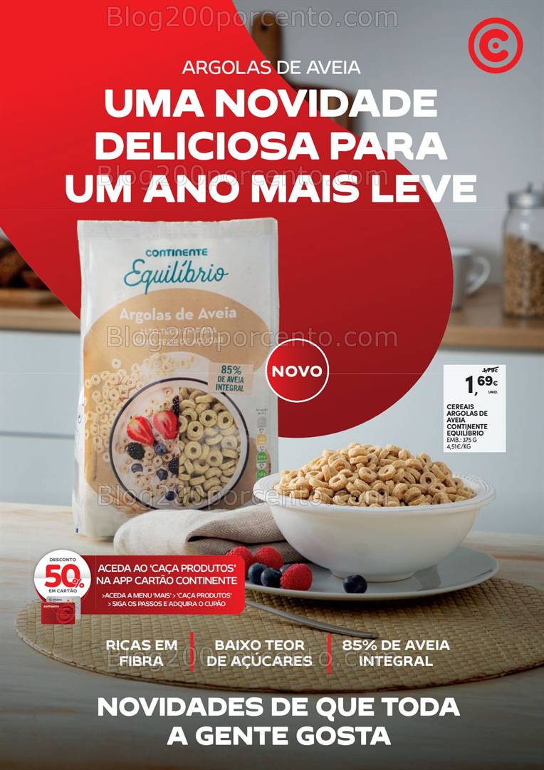 Antevisão Folheto CONTINENTE Promoções de 2 a 6 janeiro