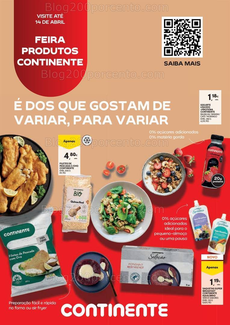 Antevisão Folheto CONTINENTE Promoções de 2 a 8 abril