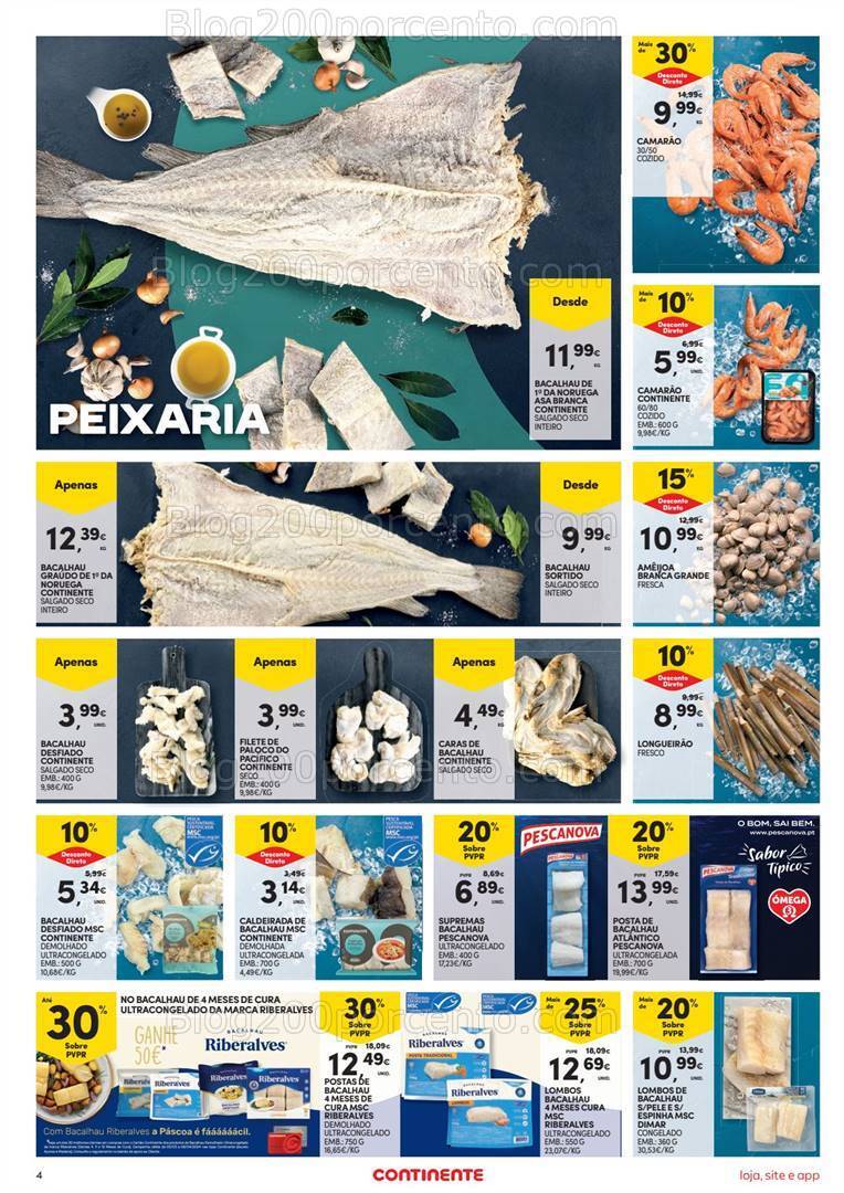 Antevisão Folheto CONTINENTE Promoções de 2 a 8 abril