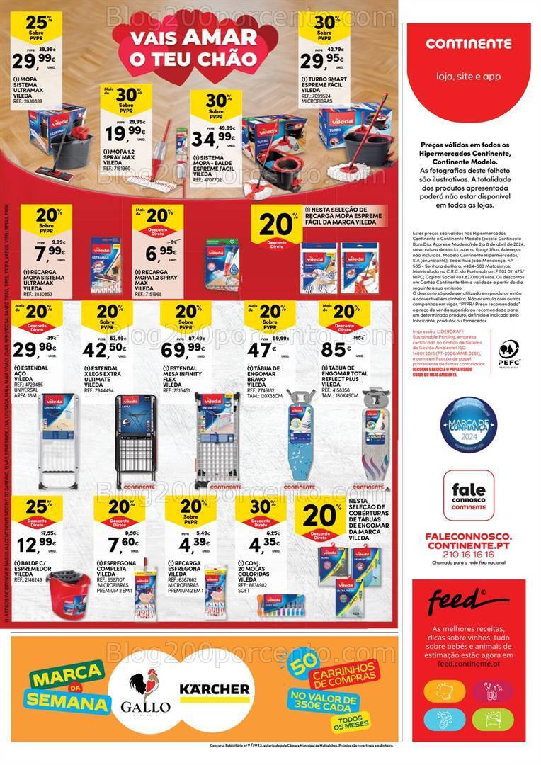 Antevisão Folheto CONTINENTE Promoções de 2 a 8 abril
