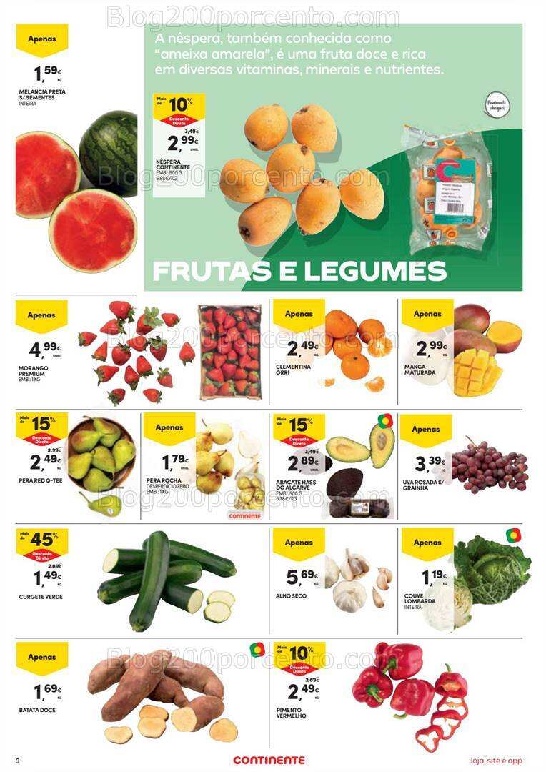 Antevisão Folheto CONTINENTE Promoções de 2 a 8 abril