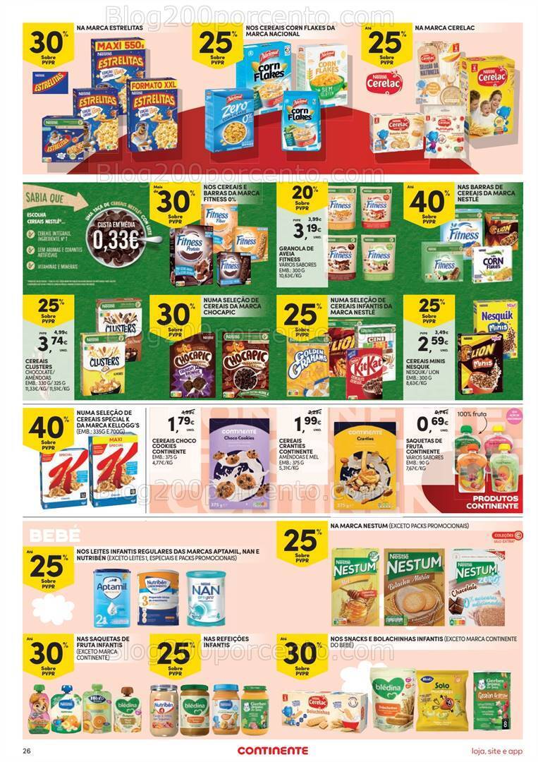 Antevisão Folheto CONTINENTE Promoções de 2 a 8 julho