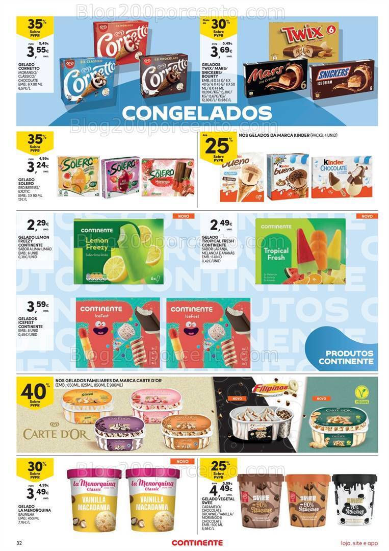 Antevisão Folheto CONTINENTE Promoções de 2 a 8 julho