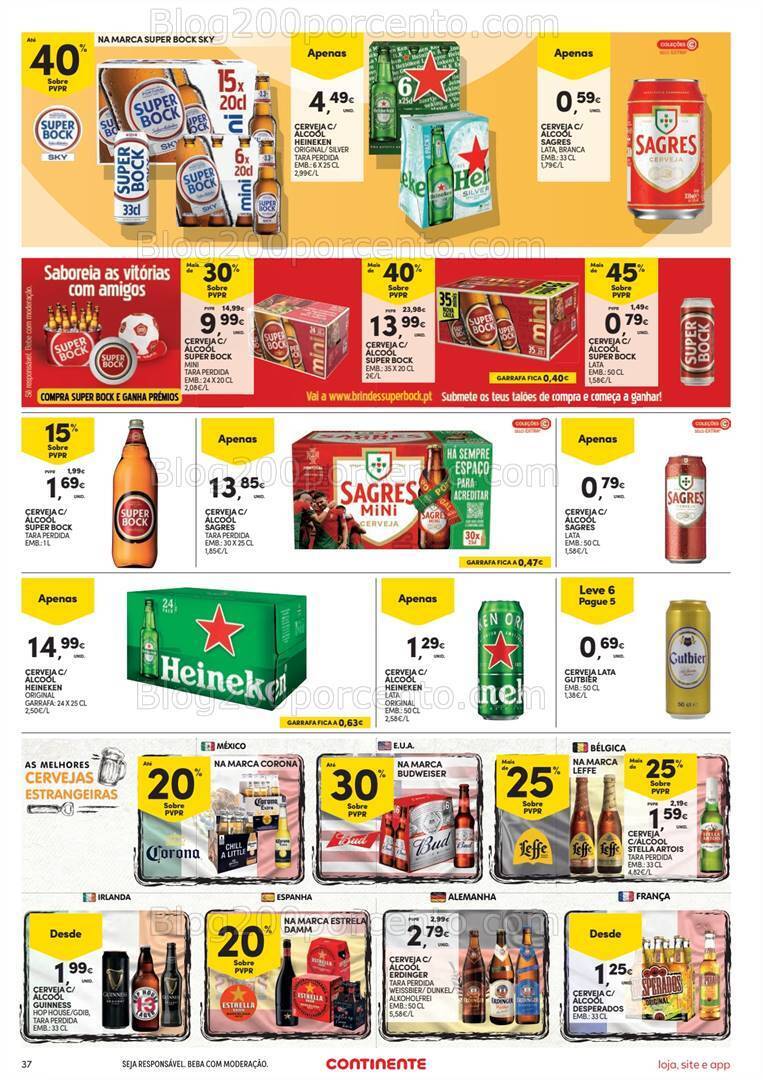 Antevisão Folheto CONTINENTE Promoções de 2 a 8 julho