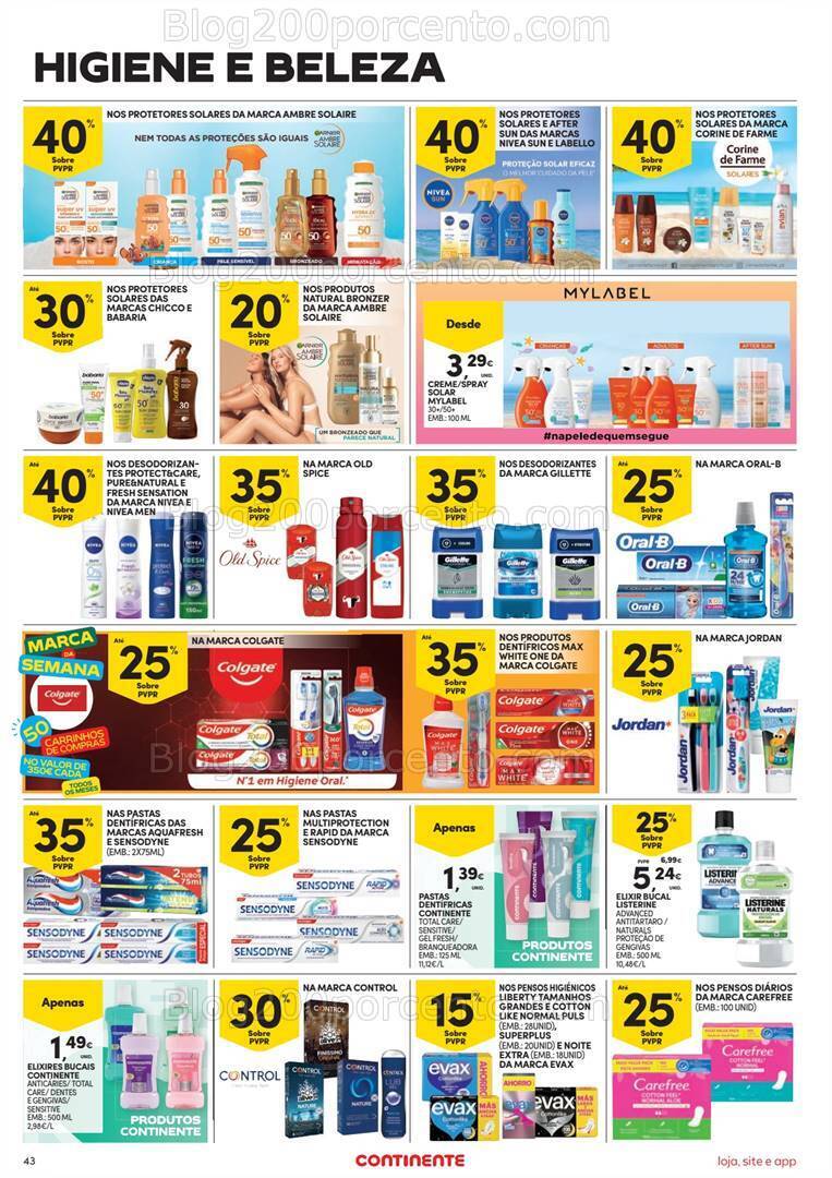 Antevisão Folheto CONTINENTE Promoções de 2 a 8 julho