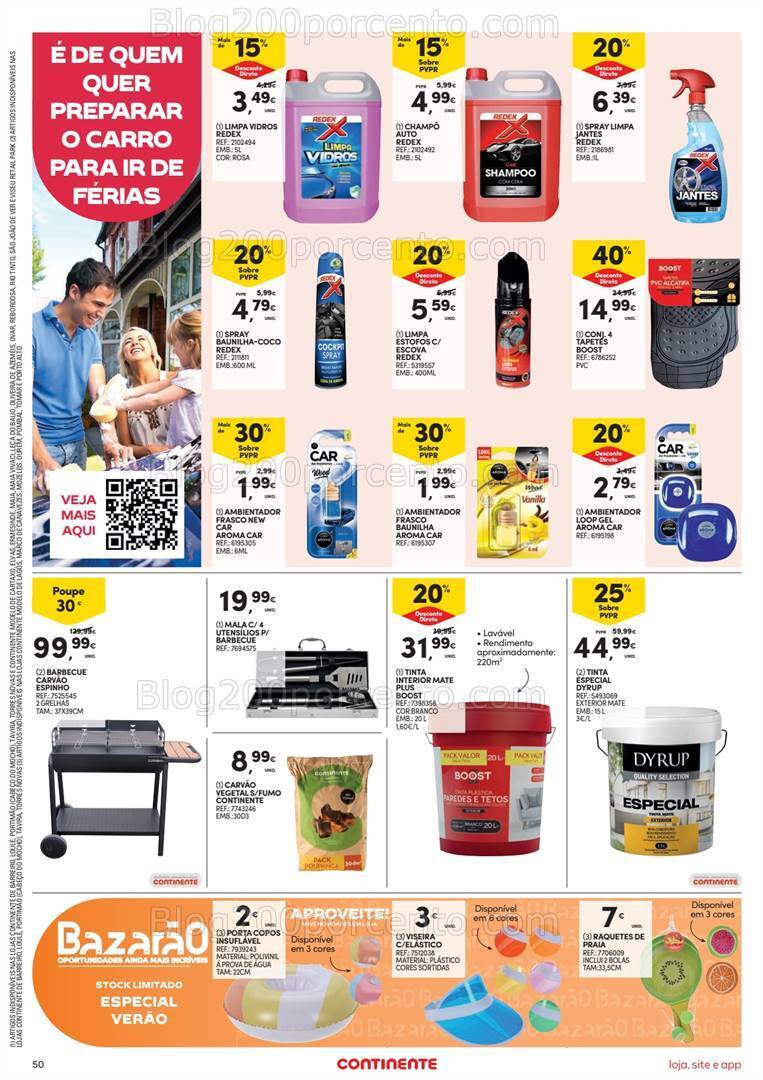 Antevisão Folheto CONTINENTE Bazar Promoções de 2 a 8 julho