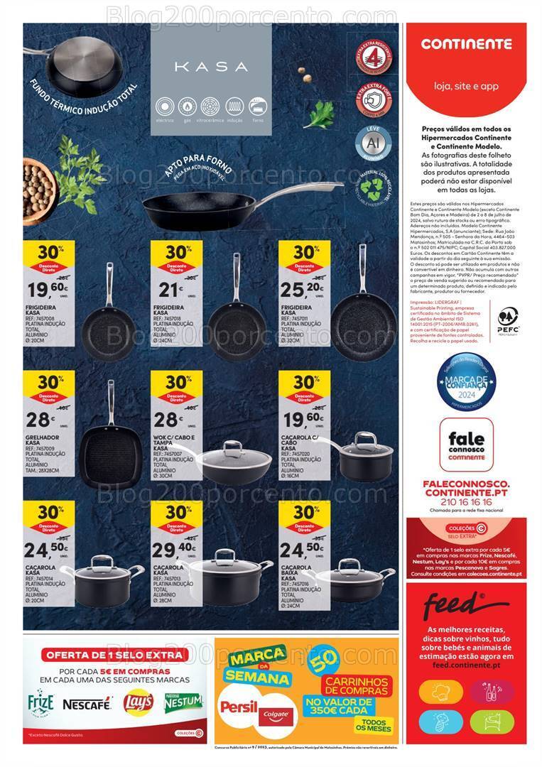 Antevisão Folheto CONTINENTE Bazar Promoções de 2 a 8 julho