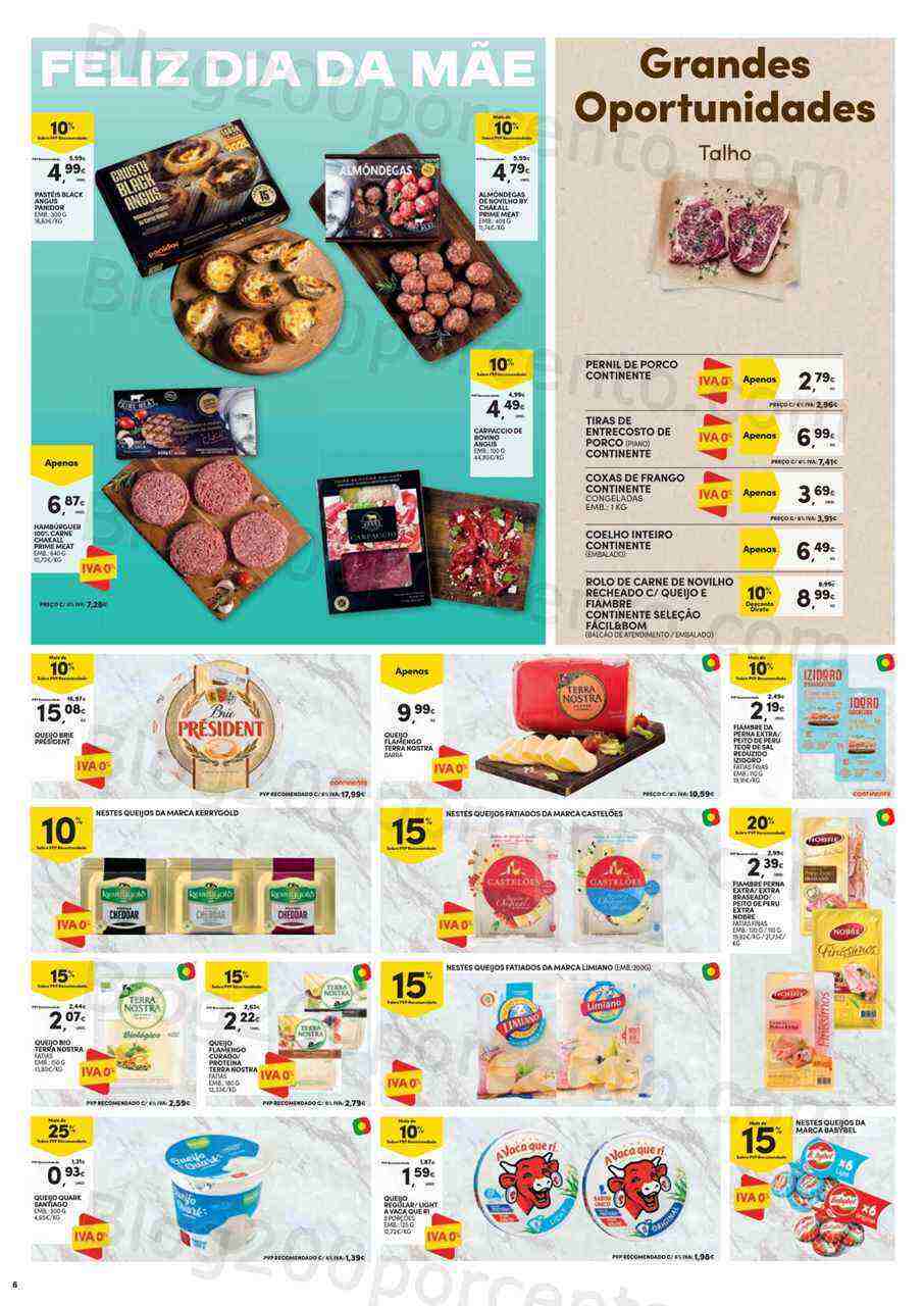 Antevisão Folheto CONTINENTE Promoções de 2 a 8 maio