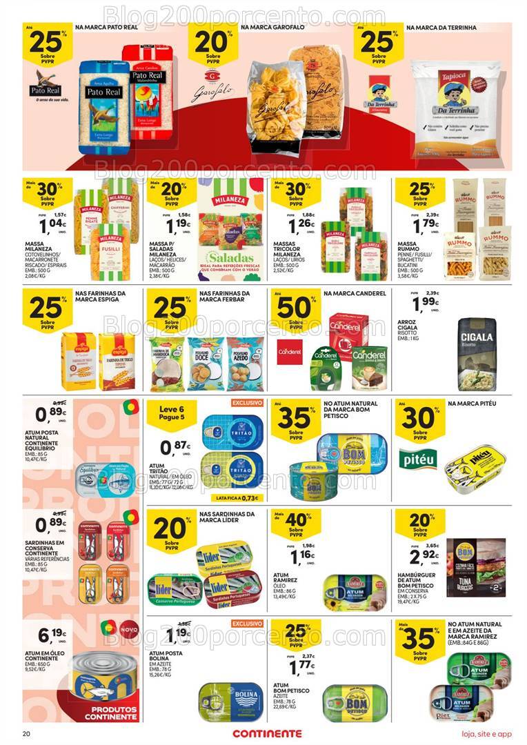Antevisão Folheto CONTINENTE Promoções de 20 a 26 agosto