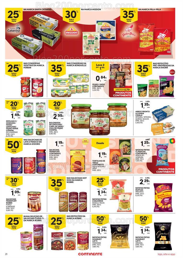 Antevisão Folheto CONTINENTE Promoções de 20 a 26 agosto