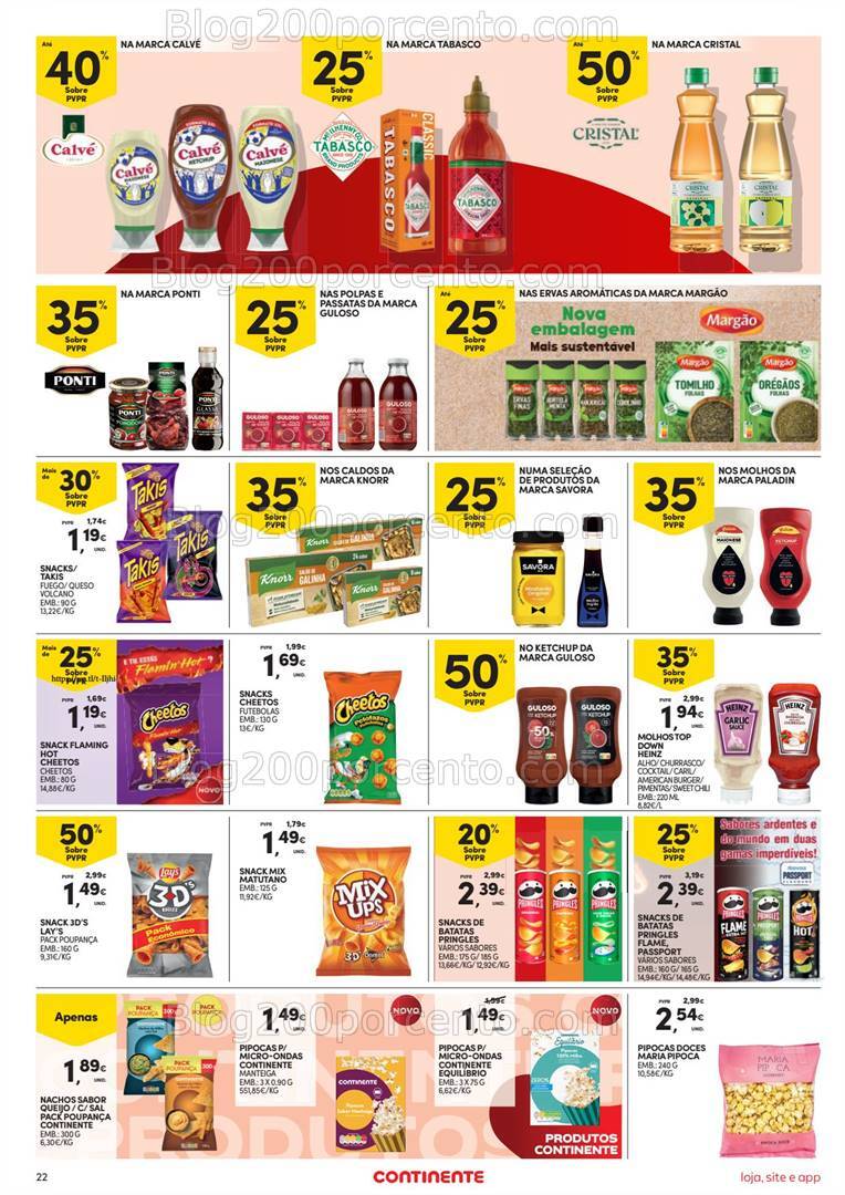 Antevisão Folheto CONTINENTE Promoções de 20 a 26 agosto