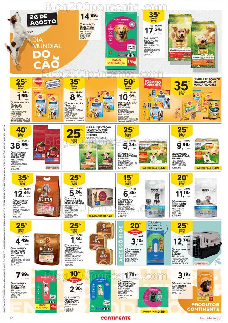 Antevisão Folheto CONTINENTE Promoções de 20 a 26 agosto