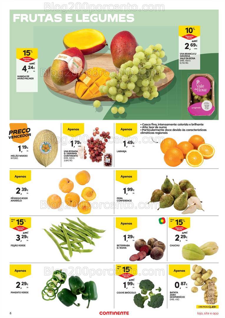 Antevisão Folheto CONTINENTE Promoções de 20 a 26 agosto