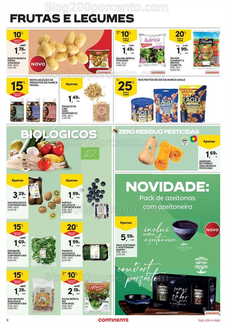 Antevisão Folheto CONTINENTE Promoções de 20 a 26 agosto