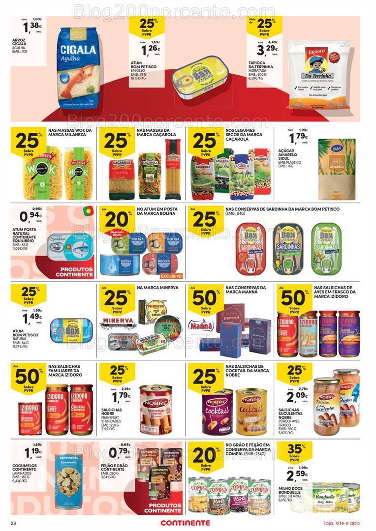 Antevisão Folheto CONTINENTE Promoções de 20 a 26 fevereiro