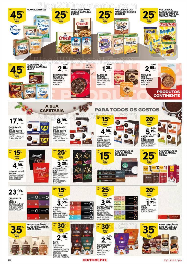 Antevisão Folheto CONTINENTE Promoções de 20 a 26 fevereiro