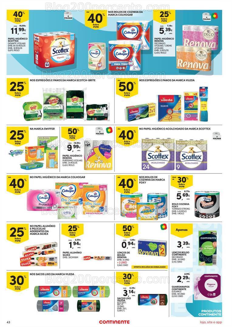 Antevisão Folheto CONTINENTE Promoções de 20 a 26 fevereiro