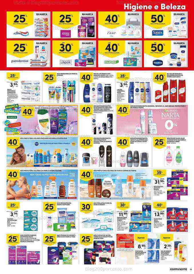 Antevisão Folheto CONTINENTE Modelo - Hiper Promoções de 20 a 26 junho