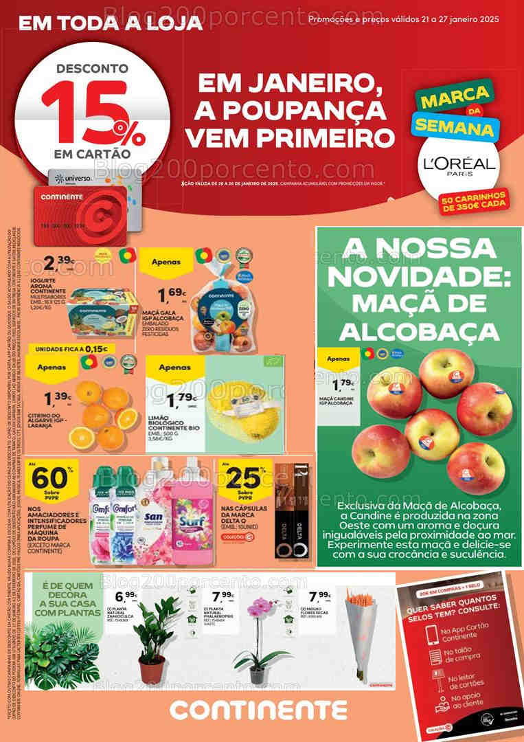 Antevisão Folheto CONTINENTE Promoções de 21 a 27 janeiro