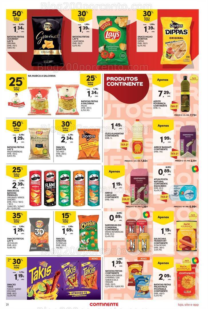Antevisão Folheto CONTINENTE Promoções de 21 a 27 novembro