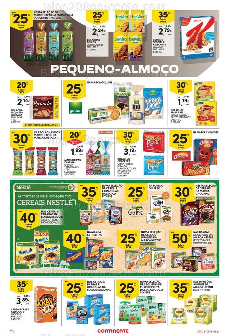 Antevisão Folheto CONTINENTE Promoções de 21 a 27 novembro