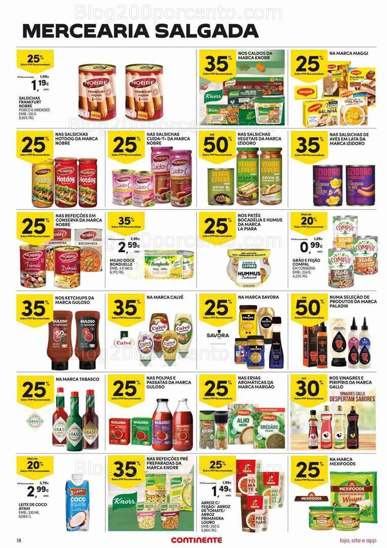 Antevisão Folheto CONTINENTE Promoções de 22 a 28 agosto